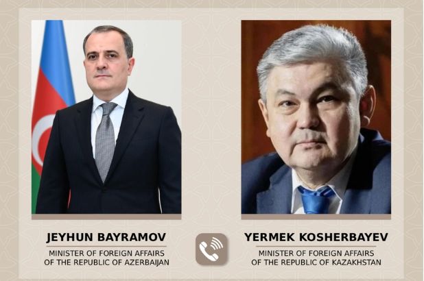 Ceyhun Bayramov Qazaxıstanın yeni xarici işlər nazirini təbrik edib