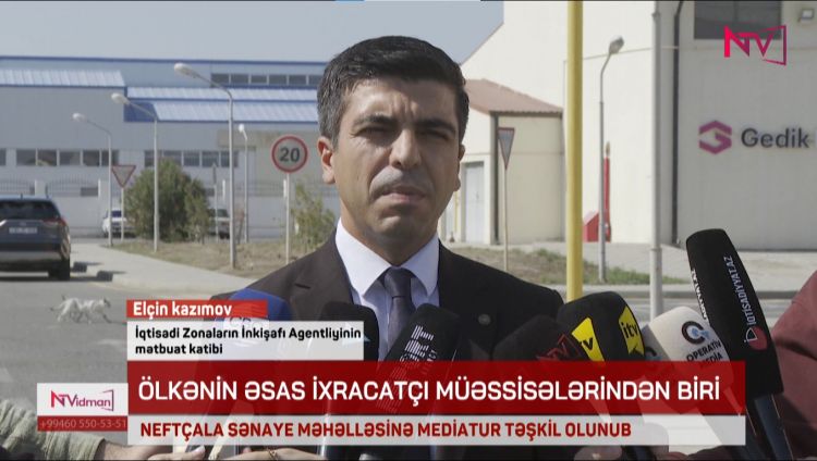 Agentlik rəsmisi: "Neftçala Sənaye Məhəlləsi tam dolub"<font color=red> - VİDEO</font>