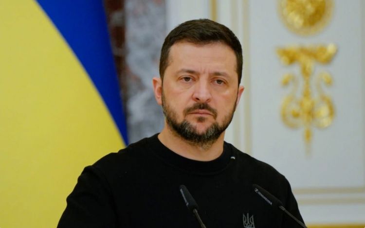 Zelenski: Rusiya Ukraynaya 50 raket və 500 dronla hücum edib