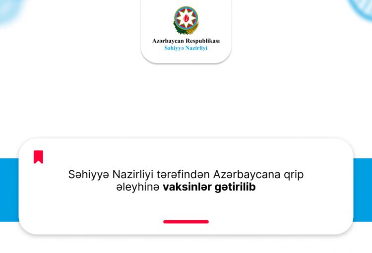 Oktyabrın 8-də qrip əleyhinə vaksinasiyaya start veriləcək
