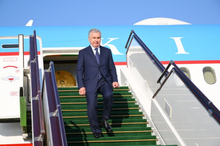 Özbəkistan Prezidenti Şavkat Mirziyoyev Azərbaycanda səfərdədir<font color=red> - FOTOLAR</font>