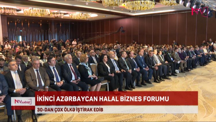 Bakıda II Azərbaycan Halal Biznes Forumu keçirilir<font color=red> - VİDEO</font>