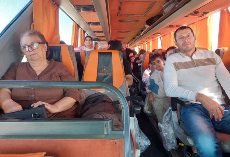 Xocalının Təzəbinə və Ballıca kəndlərinə növbəti köç karvanı yola salınıb