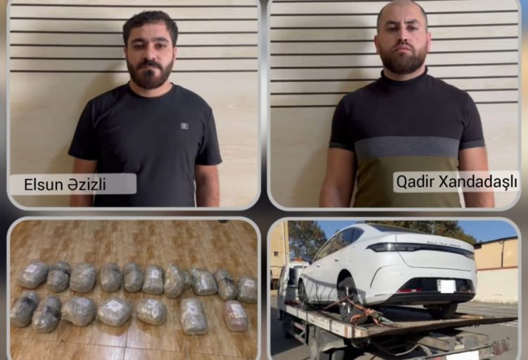 Polis diqqət çəkməmək üçün narkotikləri evakuatorla daşımağa cəhd edən şəxsləri ifşa edib