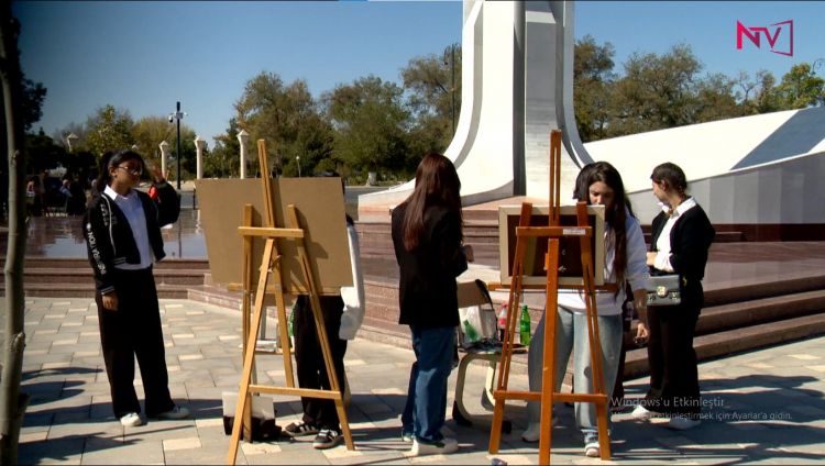 RƏNGLƏRDƏ YAZILAN ZƏFƏR SALNAMƏSİ<font color=red> - VİDEO</font>