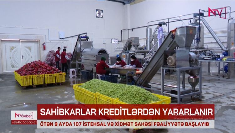 Naxçıvanda ötən 9 ayda 107 istehsal müəssisəsi yaradılıb<font color=red> - VİDEO</font>