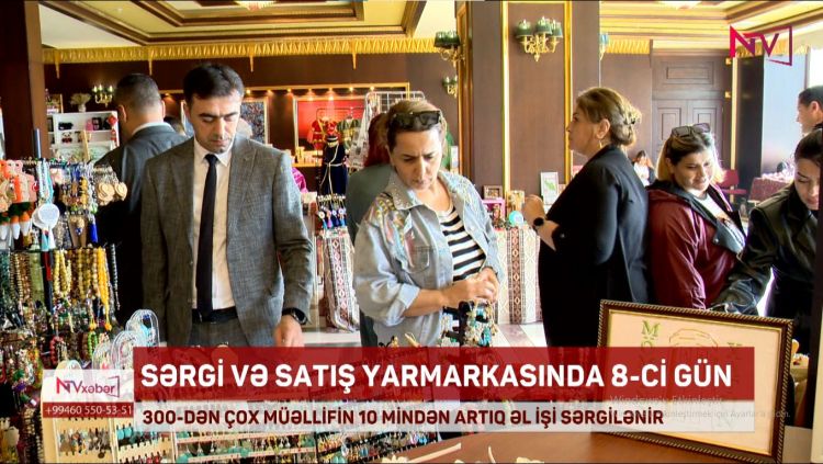 Naxçıvan şəhərində sərgi-satış yarmarkası davam edir<font color=red> - VİDEO</font>