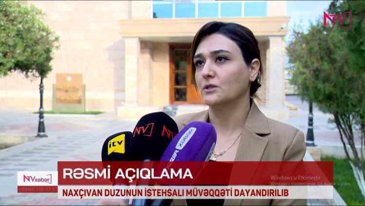 Naxçıvan duzunun istehsalının dayandırılmasının səbəbləri açıqlanıb<font color=red> - VİDEO</font>