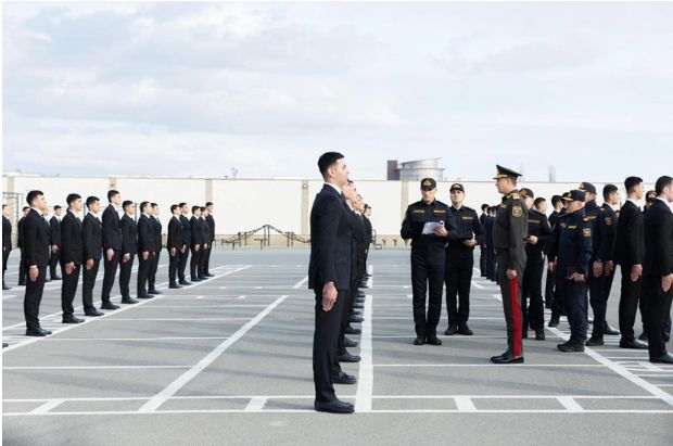 Vilayət Eyvazov sıra baxışı keçirib<font color=red> - VİDEO</font>