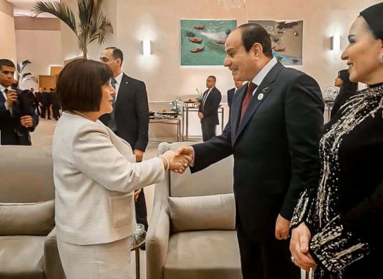 Milli Məclisin sədri Sahibə Qafarova Böyük Misir Muzeyinin açılış mərasimində iştirak edib<font color=red> - FOTOLAR</font>