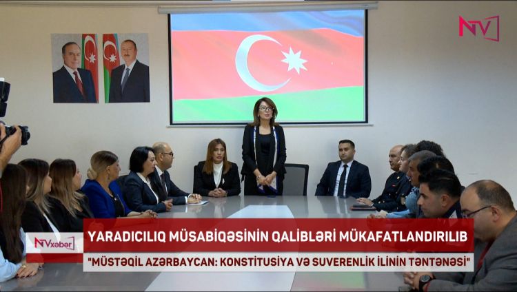 “Şərq qapısı” qəzetinin elan etdiyi “Konstitusiya və Suverenlik İli” ilə bağlı müsabiqənin qalibləri mükafatlandırılıb<font color=red> - VİDEO</font>