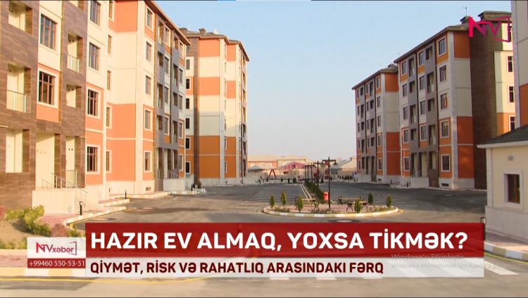 HAZIR EV ALMAQ, YOXSA TİKMƏK?<font color=red> - VİDEO</font>