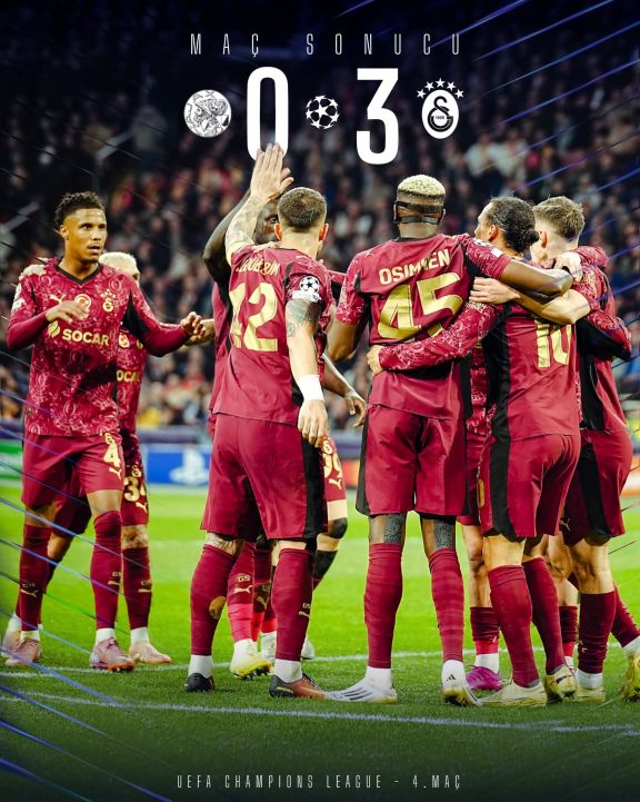 "Qalatasaray" səfərdə "Ayaks"ı məğlub edib