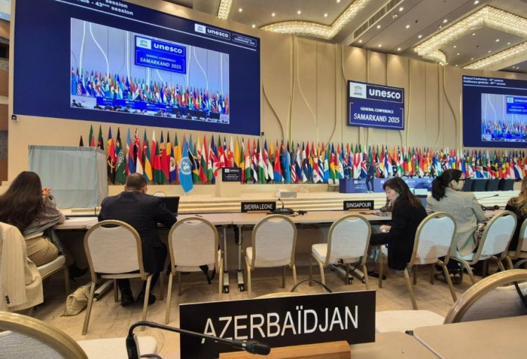 Azərbaycan UNESCO-nun 43-cü sessiyasında təmsil olunub