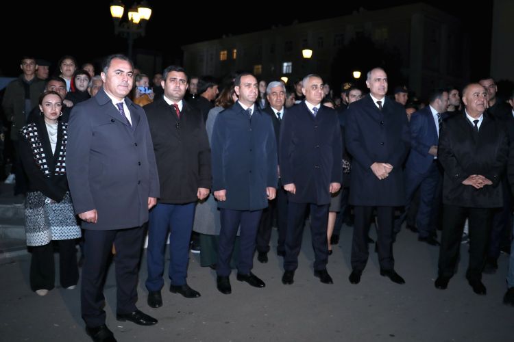 Naxçıvanda Zəfərin 5-ci ildönümü böyük coşqu ilə qeyd edilib<font color=red> - FOTOLAR</font>