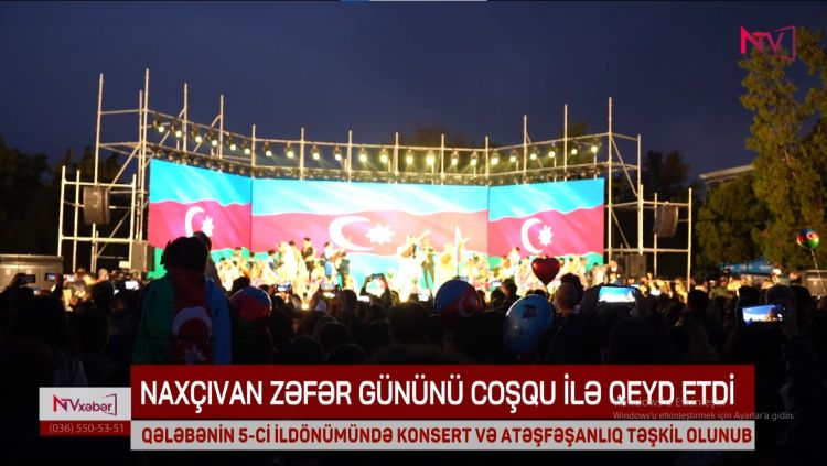 NAXÇIVAN ZƏFƏR GÜNÜNÜ COŞQU İLƏ QEYD ETDİ<font color=red> - VİDEO</font>