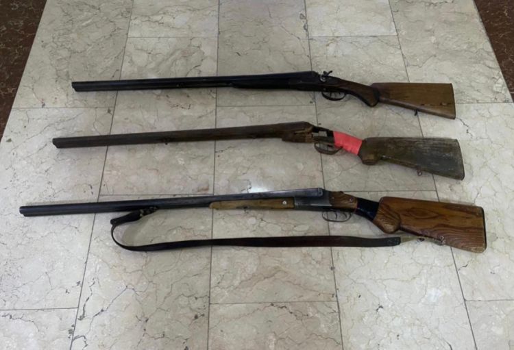 Polis qanunsuz saxlanılan odlu silah-sursat aşkar edib
