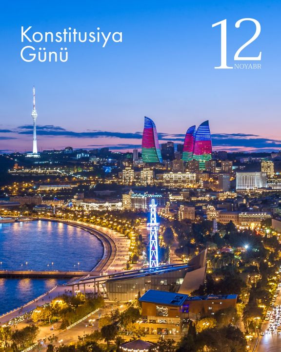 Mehriban Əliyeva Konstitusiya Günü ilə bağlı paylaşım edib