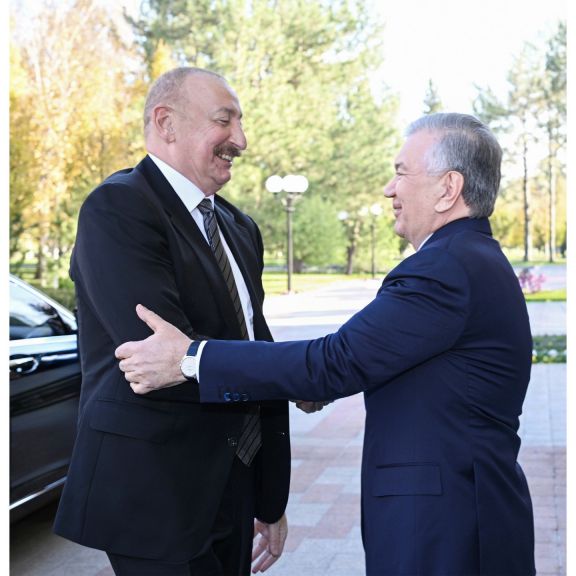 Daşkənddə Azərbaycan Prezidenti İlham Əliyevin Özbəkistan Prezidenti ilə təkbətək görüşü olub<font color='red'> - YENİLƏNİB</font><font color=red> - FOTOLAR</font>