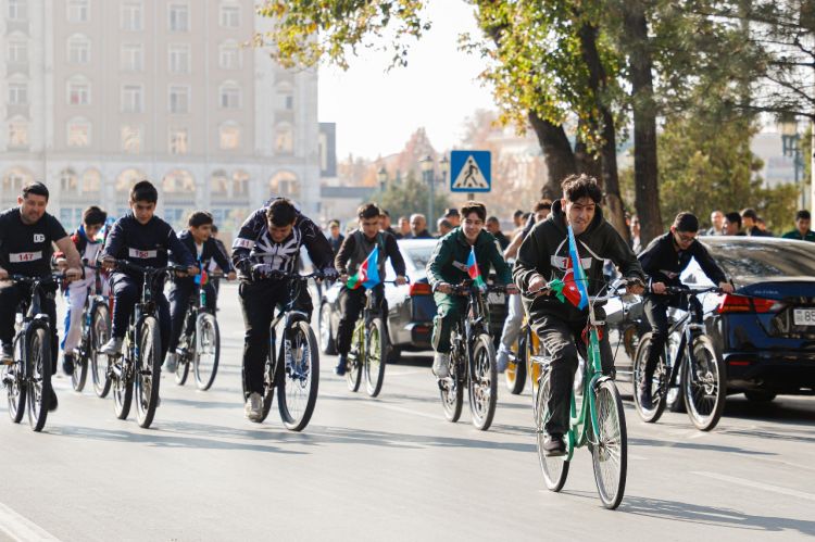 Naxçıvanda velosiped yarışı keçirilib<font color=red> - FOTOLAR</font>