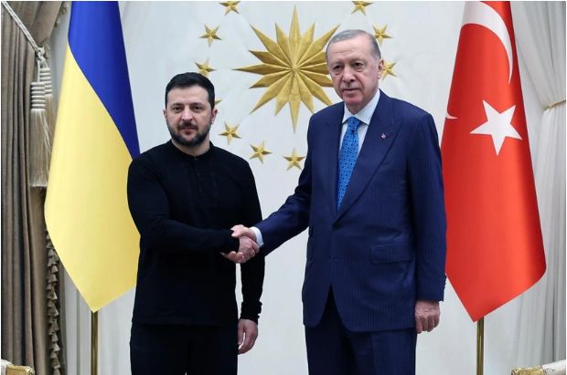 Ankarada Ərdoğanla Zelenskinin görüşü başlayıb