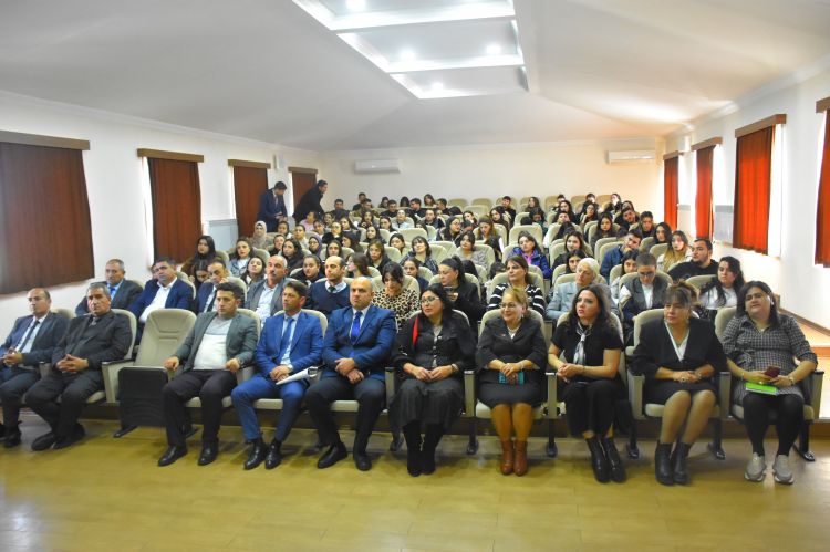 Naxçıvan Müəllimlər İnstitutunda Əməyin mühafizəsinə həsr olunmuş genişmiqyaslı təlim keçirilib<font color=red> - FOTOLAR</font>