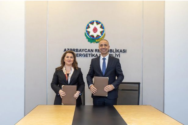 Dənizdə külək enerjisi layihəsinə dair müqavilə imzalanıb<font color=red> - FOTOLAR</font>