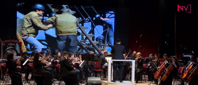 NAXÇIVANDA FİLM MUSİQİLƏRİNDƏN İBARƏT KONSERT TƏQDİM OLUNUB<font color=red> - VİDEO</font>