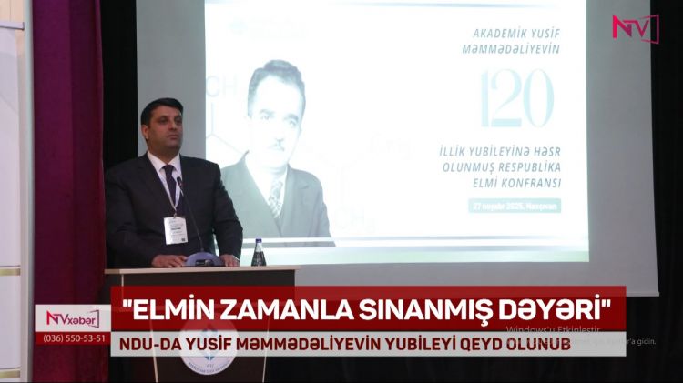 NDU-DA YUSİF MƏMMƏDƏLİYEVİN YUBİLEYİ QEYD OLUNUB<font color=red> - VİDEO</font>