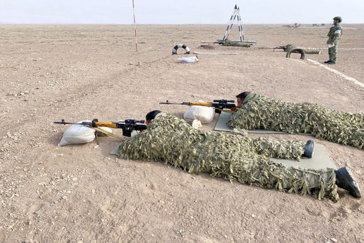 Naxçıvanda komando bölmələrinin fəaliyyəti izlənilib<font color=red> - VİDEO</font>