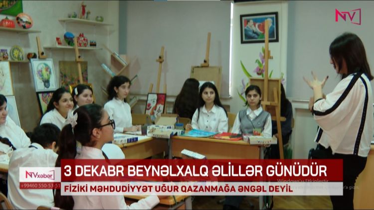 3 Dekabr - Beynəlxalq Əlillər Günüdür<font color=red> - VİDEO</font>