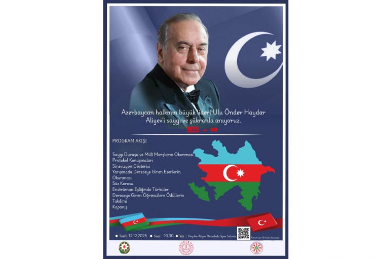 Ankarada Heydər Əliyevin xatirəsinə həsr olunmuş məktəb müsabiqələrinin qalibləri mükafatlandırılacaq