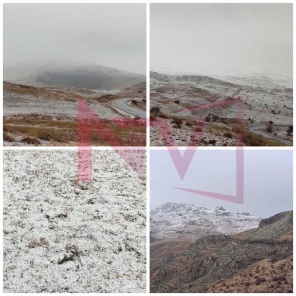 Naxçıvanda qeyri-sabit hava şəraiti davam edir, dağlıq ərazilərə qar yağır