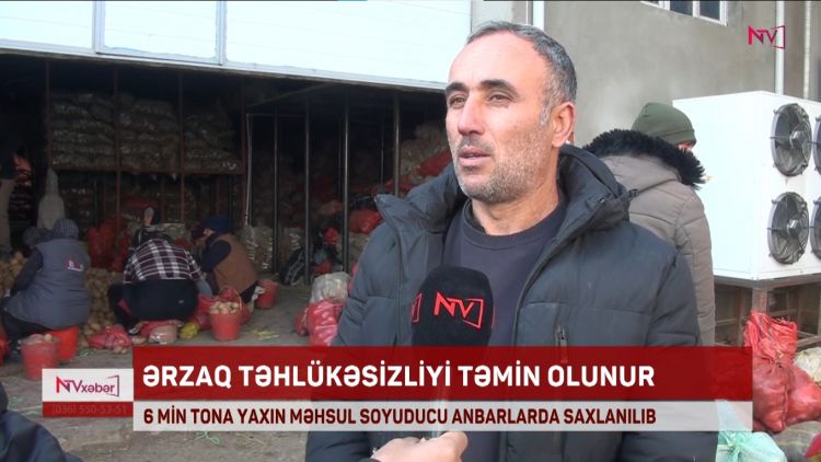 NAXÇIVANDA 6 MİN TONA YAXIN MƏHSUL SOYUDUCU ANBARLARDA SAXLANILIR<font color=red> - VİDEO</font>
