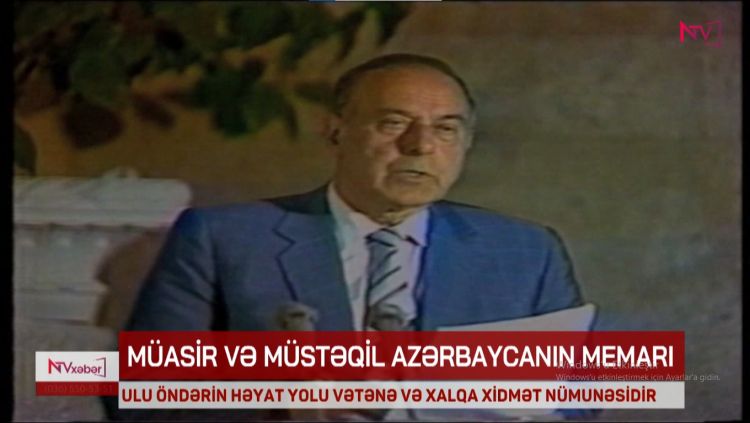MÜASİR VƏ MÜSTƏQİL AZƏRBAYCANIN MEMARI<font color=red> - VİDEO</font>