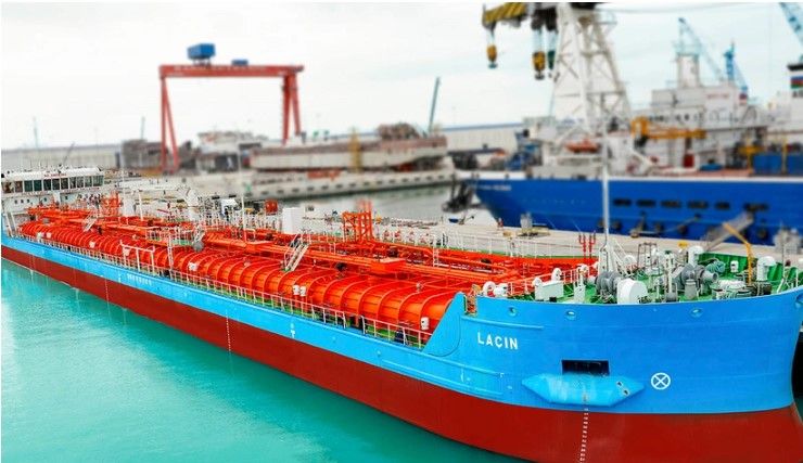"Laçın" tankeri ilə 464 min tondan çox neft və neft məhsulları daşınıb