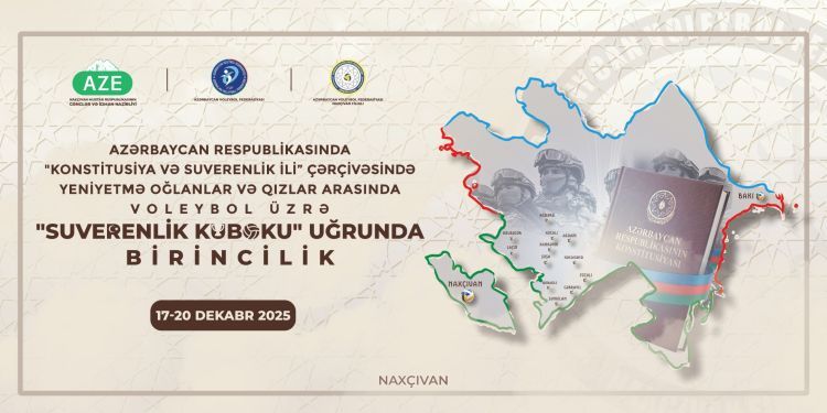 Naxçıvanda yeniyetmə oğlanlar və qızlar arasında voleybol üzrə “Suverenlik kuboku” uğrunda birincilik keçiriləcək