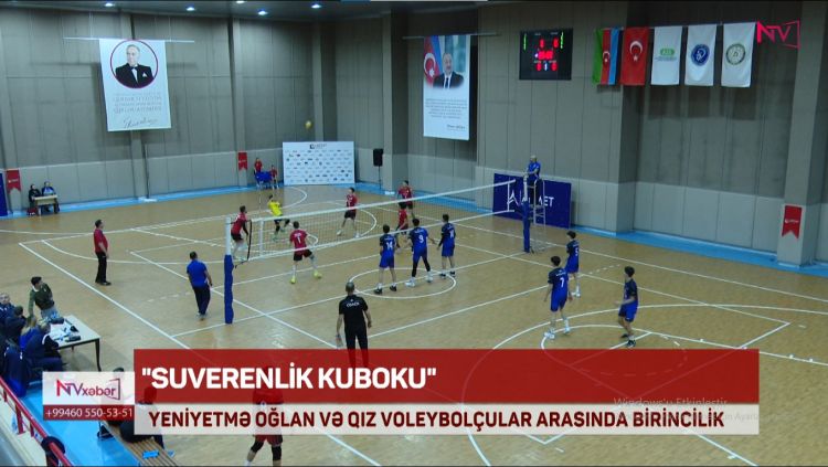 Naxçıvanda Voleybol üzrə "Suverenlik Kuboku"  uğrunda birinciliyə start verilib<font color=red> - VİDEO</font>