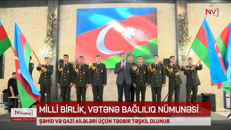 NAXÇIVANDA ŞƏHİD VƏ QAZİ AİLƏLƏRİ ÜÇÜN TƏDBİR TƏŞKİL OLUNUB<font color=red> - VİDEO</font>
