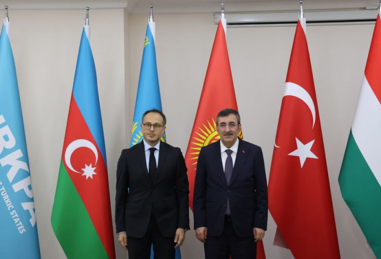 Türkiyənin vitse-prezidenti Cevdet Yılmaz TÜRKPA Beynəlxalq Katibliyini ziyarət edib