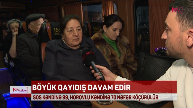 Xocavənd və Cəbrayıl rayonlarının kəndlərinə növbəti köç karvanları yola salınıb<font color=red> - VİDEO</font>