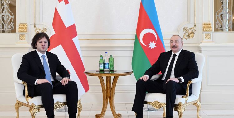 İrakli Kobaxidze Azərbaycan Prezidentini təbrik edib