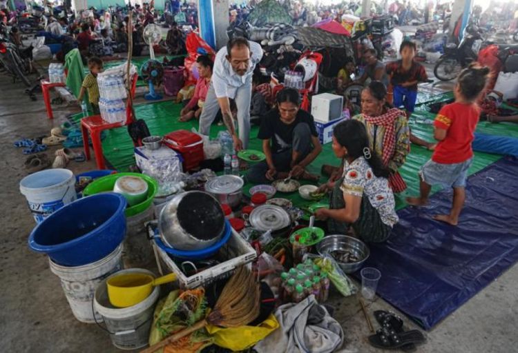 Kambocada 630 min insan Tailandla münaqişə səbəbindən evlərini tərk edib