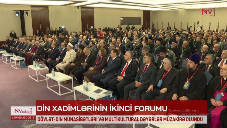Bakıda Azərbaycan Din Xadimlərinin II Forumu keçirilib<font color=red> - VİDEO</font>
