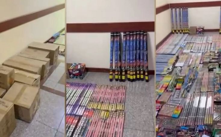 Abşeron rayonunda pirotexniki vasitələr satan iki nəfər saxlanılıb<font color=red> - FOTOLAR</font>