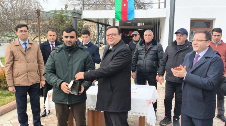 Hadrutda daha 13 ailəyə evlərinin açarları təqdim olunub <font color=red> - FOTOLAR</font>