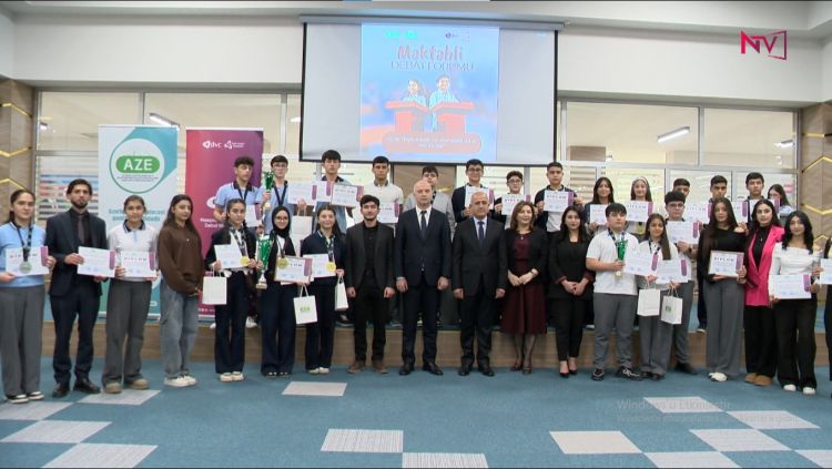 NAXÇIVANDA DEBAT ÇEMPİONATININ QALİBLƏRİ BƏLLİ OLUB<font color=red> - VİDEO</font>