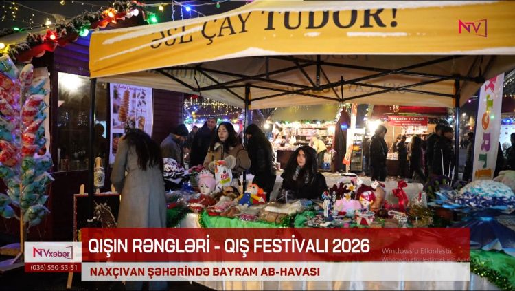 NAXÇIVAN ŞƏHƏRİNDƏ BAYRAM AB-HAVASI<font color=red> - VİDEO</font>
