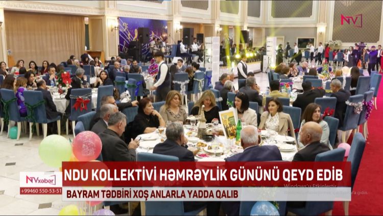 NDU KOLLEKTİVİ HƏMRƏYLİK GÜNÜNÜ QEYD EDİB<font color=red> - VİDEO</font>