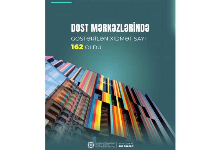 DOST xidmətlərinin sayı artaraq 162-yə çatıb